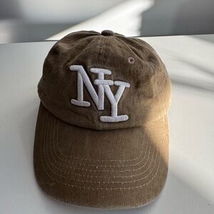 Brown NY Embroidered Cap